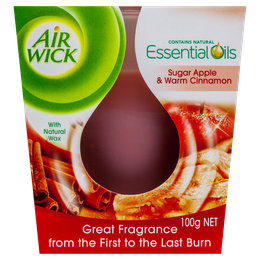 Air Wick Essentisal Oil Candle Sugar Apple & 
Warm Cinnamon 