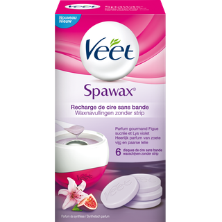 Veet Spawax Waxnavullingen zonder strip - Heerlijk parfum van zoete vijg en paarse lelie
