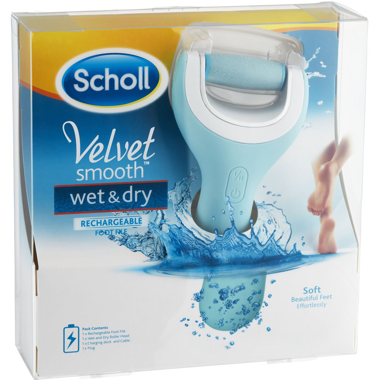 Velvet Smooth Elektronisk Fodfil | Wet & Dry | Scholl DK