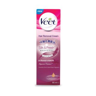 Veet®絲滑花香脫毛膏(玫瑰香薰精華系列)