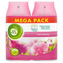 AIR WICK FRESHMATIC MAX TWIN REFILL PINK SWEET PEA