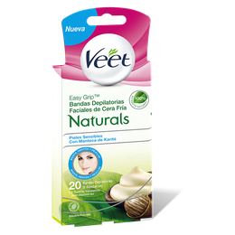 Bandas Depilatorias Faciales Naturals
