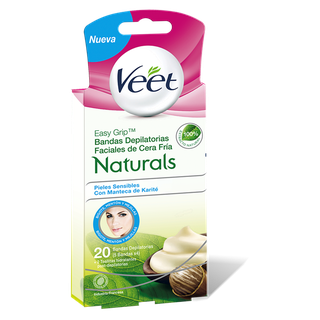 Bandas Depilatorias Faciales Naturals