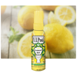 Vaporisateur avant utilisation de la cuvette V.I.POO – Lemon Idol 