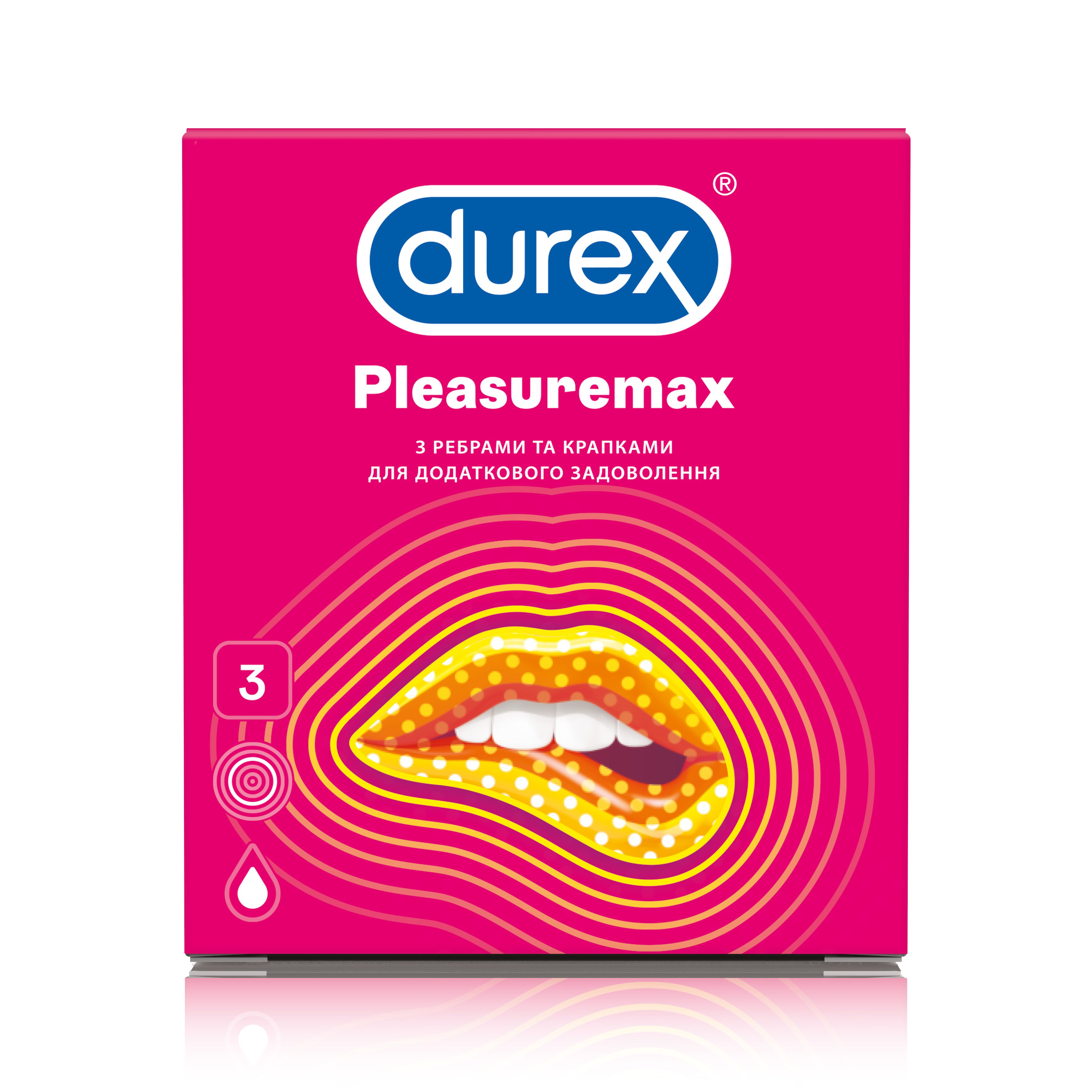 Презервативы Durex® Pleasuremax 3 шт