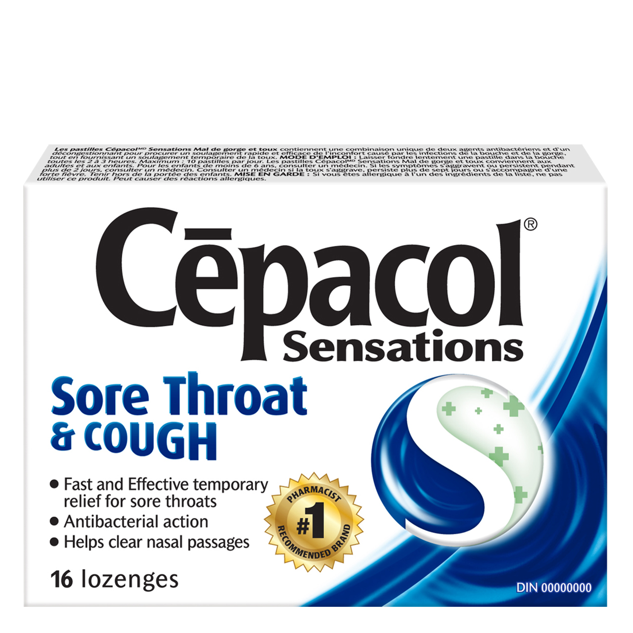 Cepacol Extra Strength Sore Throat Cough Relief Lozenges, 16 Count ...
