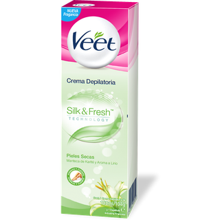 Veet Crema Depilatoria Corporal Silk&Fresh Pieles Secas