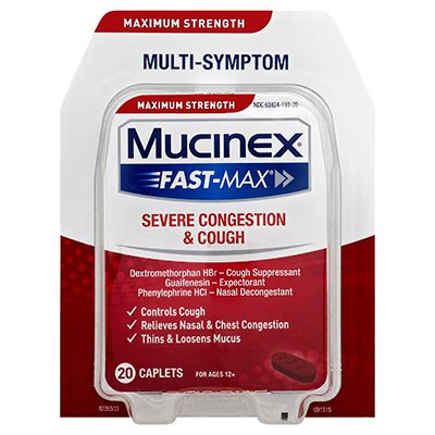 Mucinex® Fast-Max® Severe Congestion & Cough Caplets ...