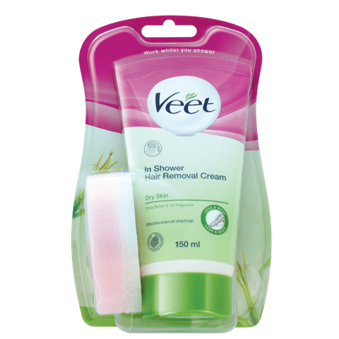 Veet® In Shower Hair Removal Cream For Dry Skin