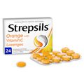 Strepsils Orange with Vitamin C Lozenges