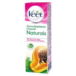 Crema Depilatoria Corporal Veet Naturals® Piel Normal a Seca