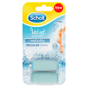 Scholl Velvet Smooth Wet and Dry Regular Coarse Replacement Roller Heads Scholl Velvet Smooth Wet and Dry Regular Coarse Replacement Roller Heads