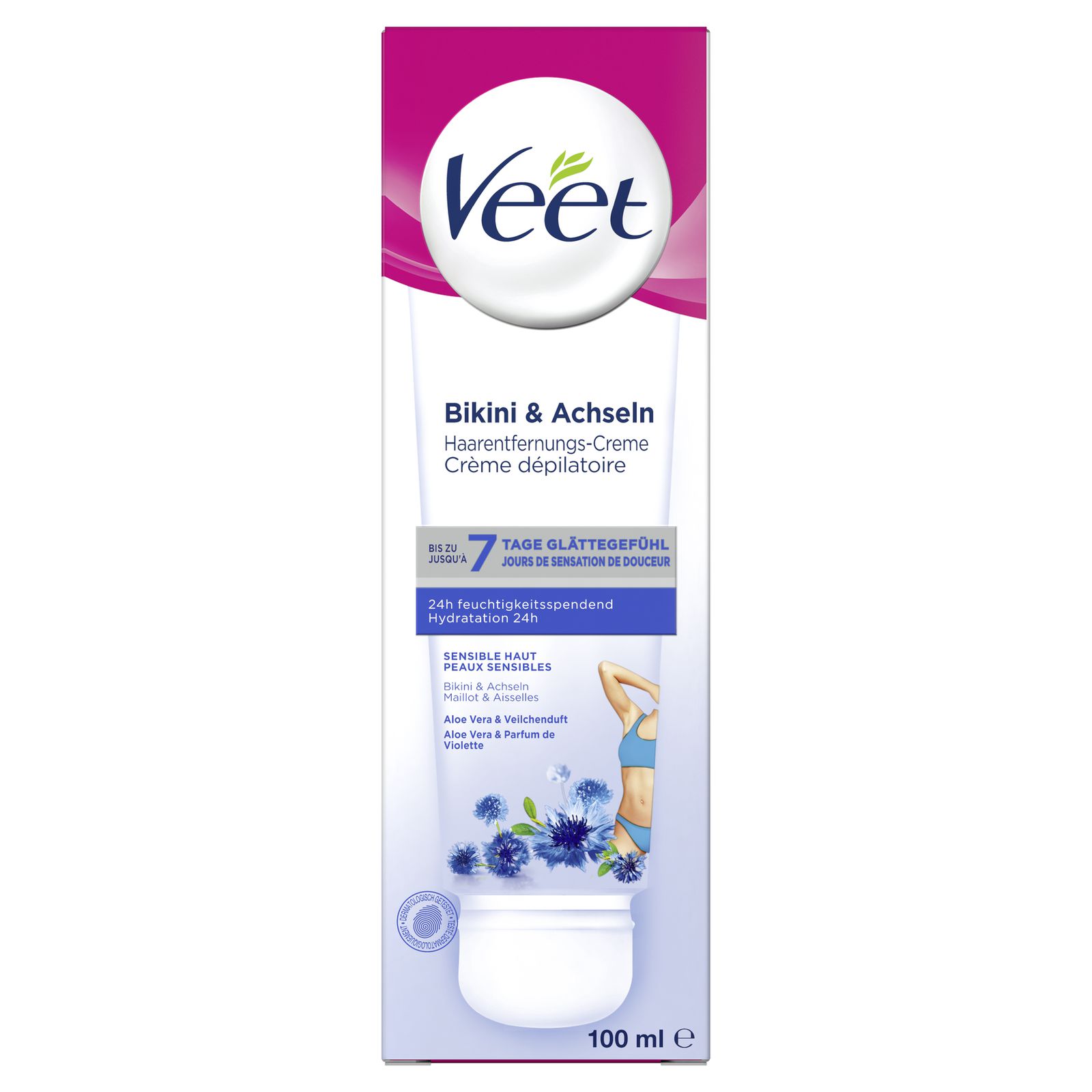 Veet Creme Depilatoire Maillot Aisselles Peau Sensible