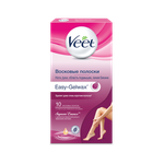 Восковые полоски Veet Suprem´ Essence c ароматом бархатной розы и эфирными маслами с технологией Easy-Gelwax