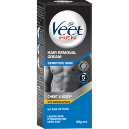 पुरुषों के लिए वीट क्रीम सेंसिटिव 25 ग्राम