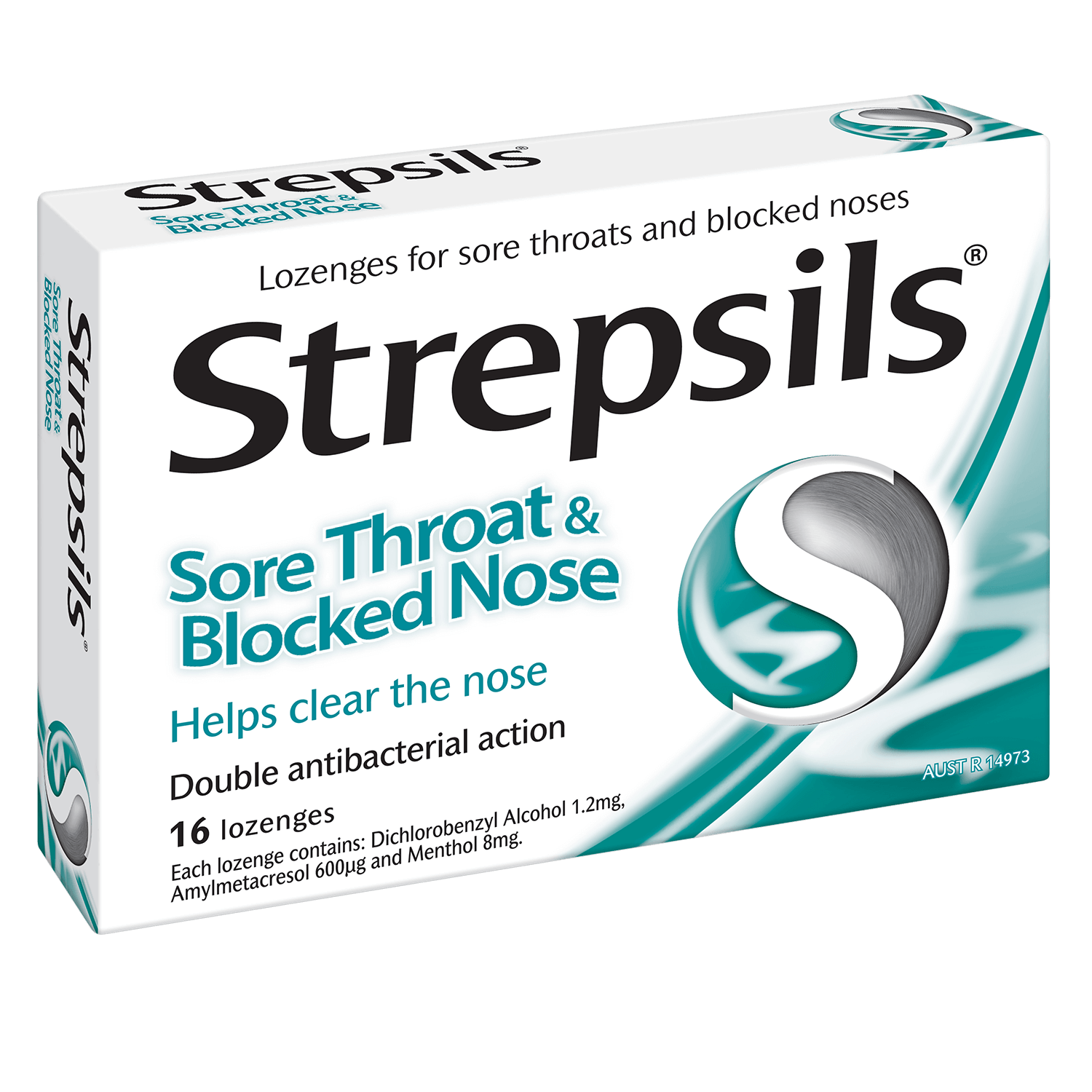 Strepsils Sore Throat Blocked Nose Lozenges