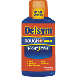 Delsym® Cough+ Cold Night Time