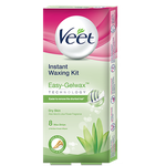 वीट रेडी-टू-यूज वैक्स स्ट्रिप्स इन्स्टैंट वैक्सिंग किट – शुष्क त्वचा