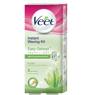 वीट रेडी-टू-यूज वैक्स स्ट्रिप्स इन्स्टैंट वैक्सिंग किट – शुष्क त्वचा