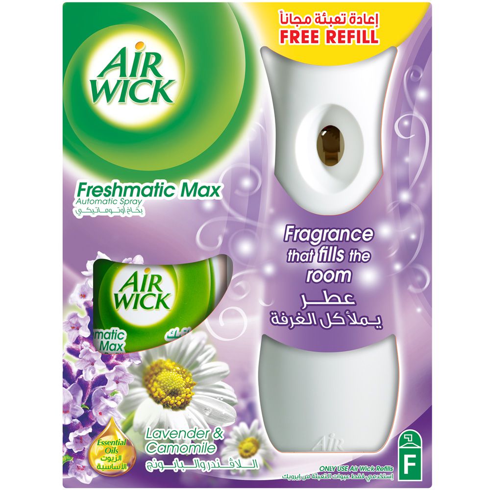 Air Wick Freshmatic Max Parfum Spray automatique – Kit de
