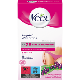 Veet Easy-Gel Wax Strips Normal Skin Bikini