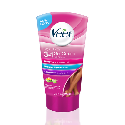 Veet legs and body clearance