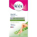 Bandes de cire froide peaux sèches