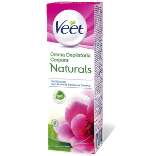 Crema Depilatoria Corporal Veet Naturals® Piel Sensible