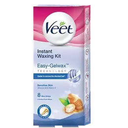 वीट रेडी-टू-यूज वैक्स स्ट्रिप्स इन्स्टैंट वैक्सिंग किट – संवेदनशील त्वचा