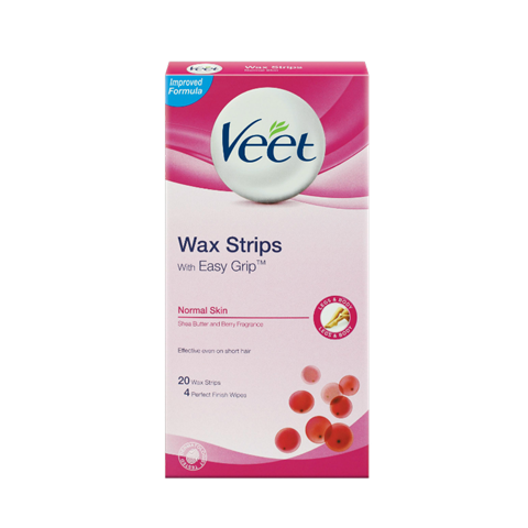 Mars condensor zuiverheid Veet® EasyGrip™ Ready-to-Use Wax Strips For Normal Skin