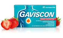 Gaviscon® Mint Kautabletten
Jetzt auch mit Erdbeer-Geschmack!