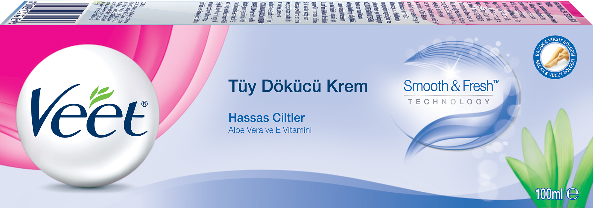 Hassas Ciltler için Tüy Dökücü Krem 100ml Veet