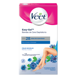 Easy-Gel™ Bandas de Cera Depilatoria Pieles Sensibles