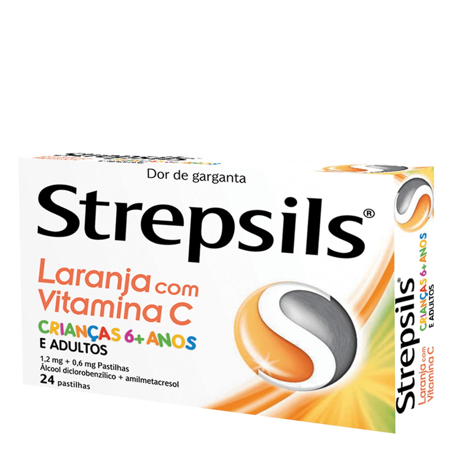 Strepsils Laranja com Vitamina C | Pastilhas | Strepsils PT