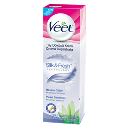Veet Crema Depilatoria Corporal Silk&Fresh Pieles Sensibles