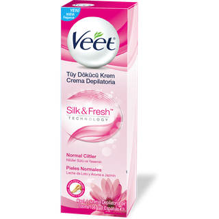 Veet Crema Depilatoria Corporal Silk & Fresh Piel Normal