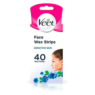 Face Wax Strips Sensitive 40s