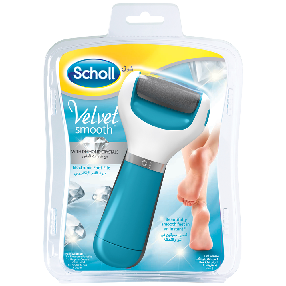 extract Gom residentie Velvet Smooth Electronic Foot File | Scholl Arabia