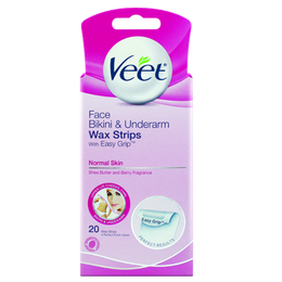 Veet®面部脫毛蠟紙
