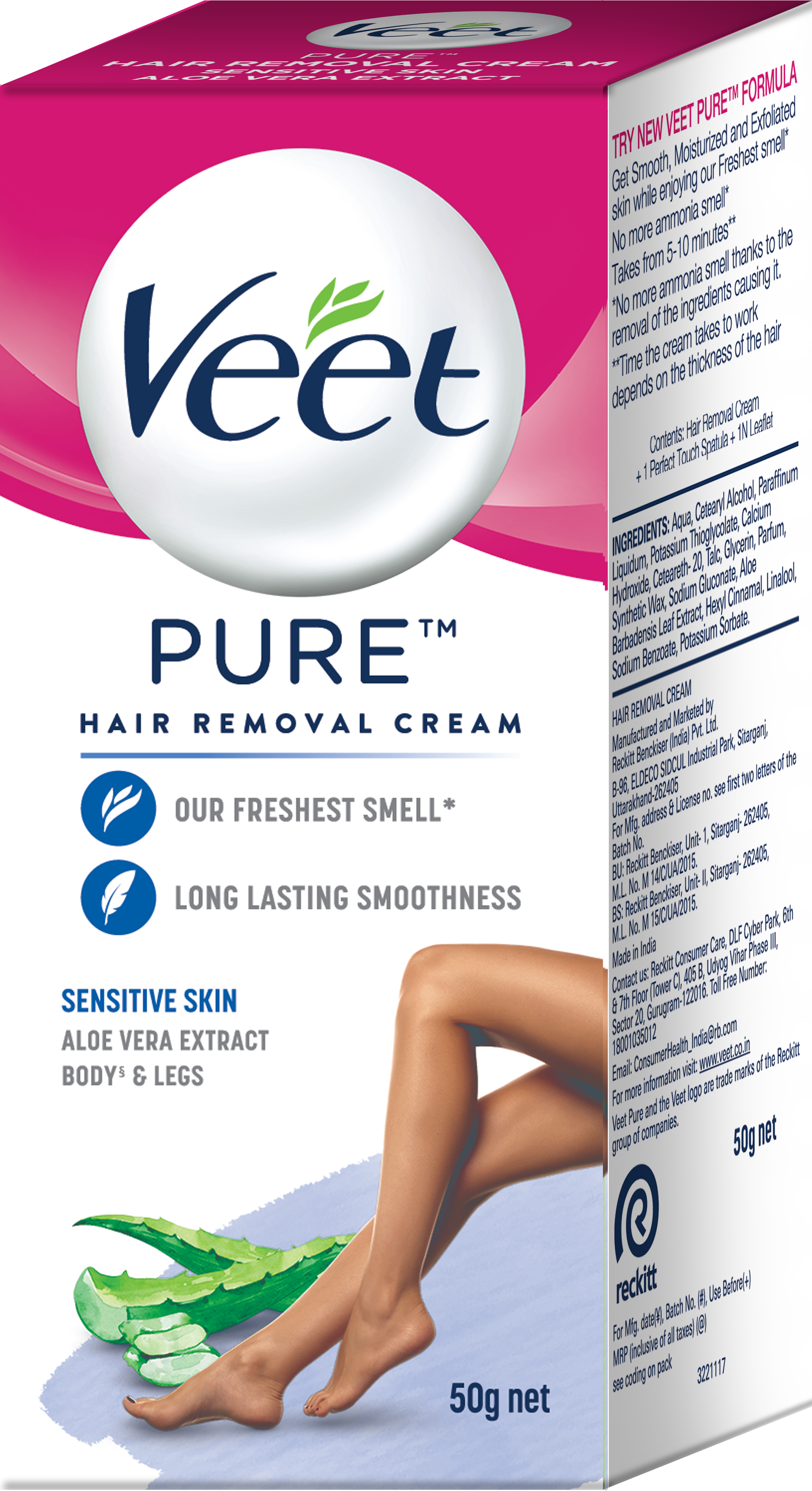 Buy Veet Hair Removal Cream for Sensitive Skin,Leg Hair Removal Cream - Veet