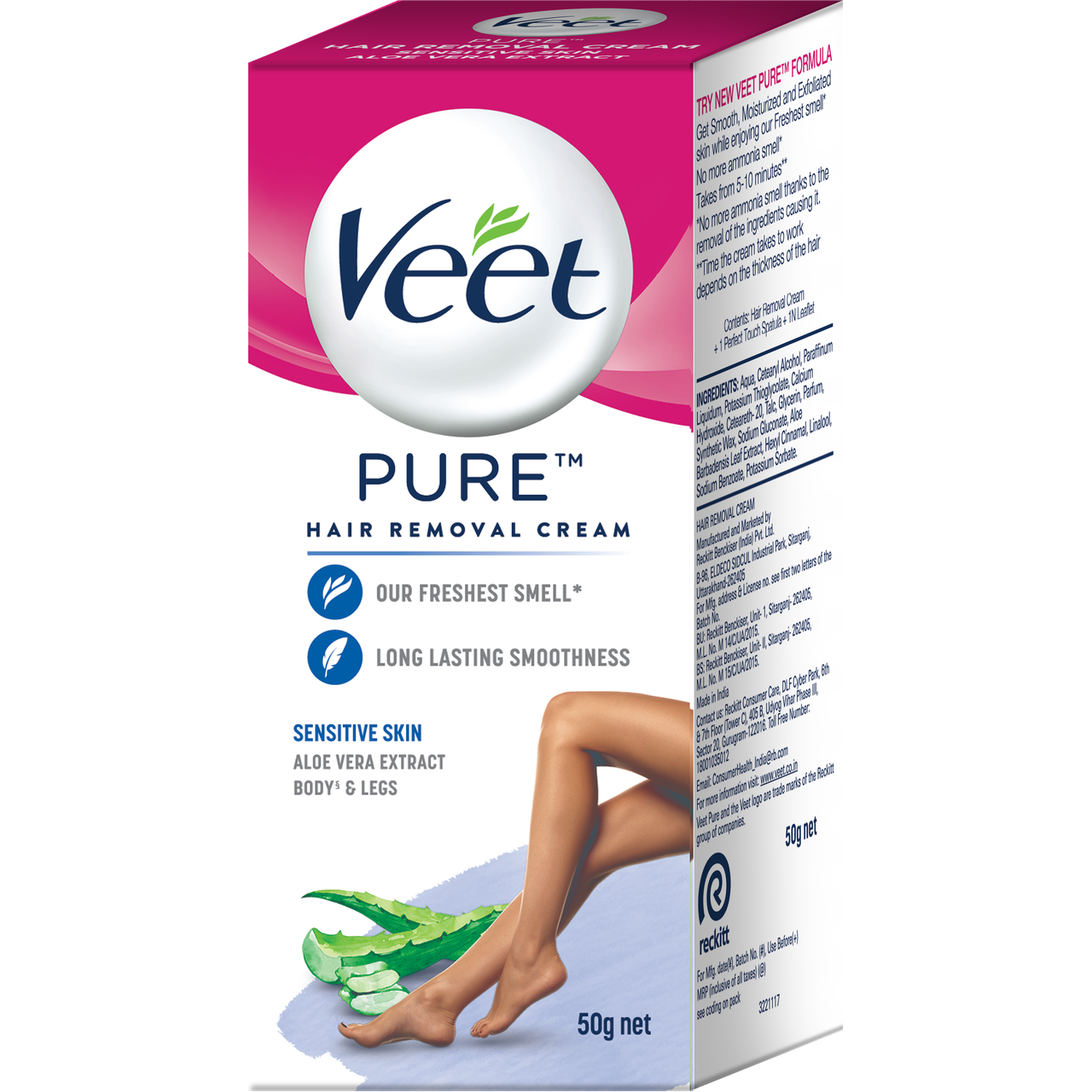 Buy Veet Hair Removal Cream for Sensitive Skin,Leg Hair Removal Cream - Veet