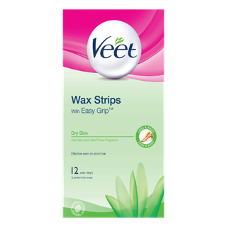 Veet® Wax Strips with Easy Grip™ for Dry Skin