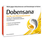 Dobensana Honig und Zitronengeschmack 1,2 mg/0,6 mg Lutschtabletten