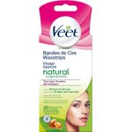 Bandes de Cire Visage Veet Natural Inspirations™