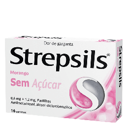 Strepsils Morango Sem açúcar
