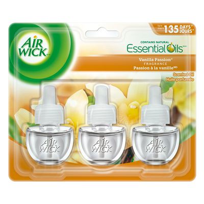 scented oil vanilla oils air wick refill passion essential