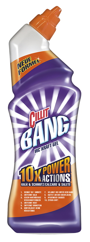 Cillit BANG Gel WC surpuissant calcaire & eclat