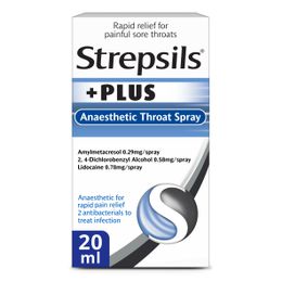 STREPSILS PLUS ANAESTHETIC THROAT SPRAY