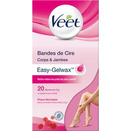Veet Koude Waxstrips Benen Normale Huid 