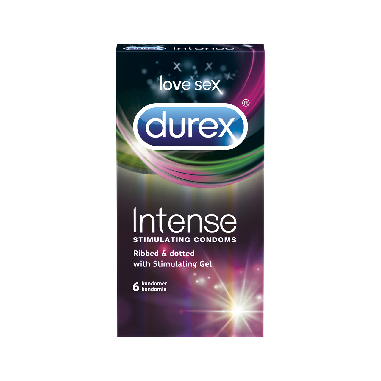 Durex Intense Stimulerande 6st Knottriga kondomer Durex SE